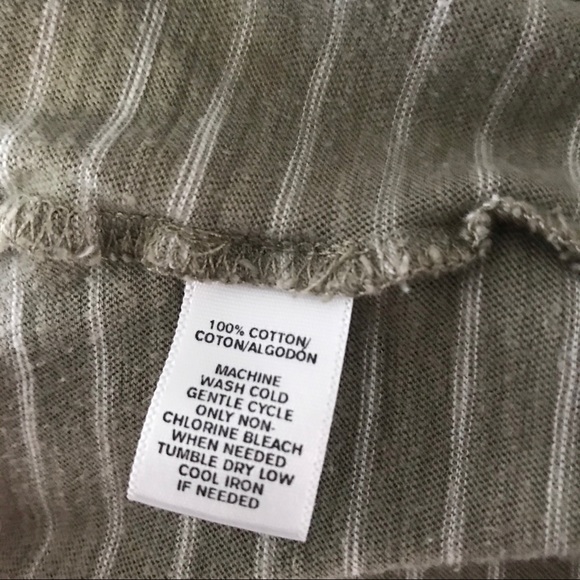 Lou & Grey Striped Airy Racerback Tank in Olive - Picture 5 of 6